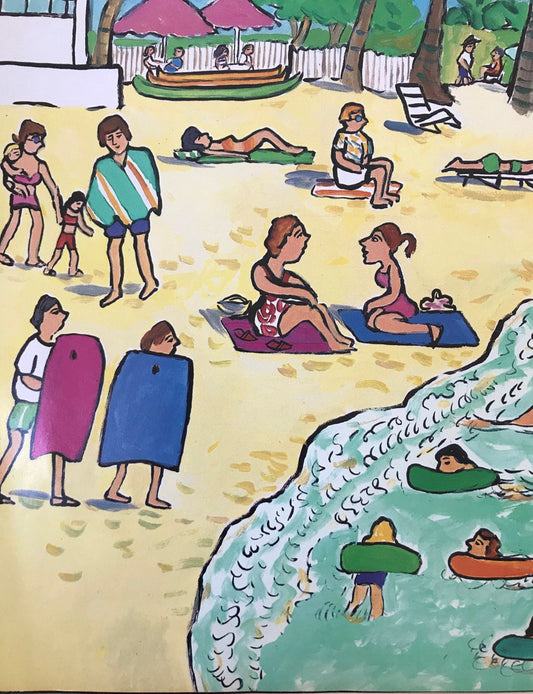 January 20, 1992 - The NEW YORKER Magazine original cover - the beach