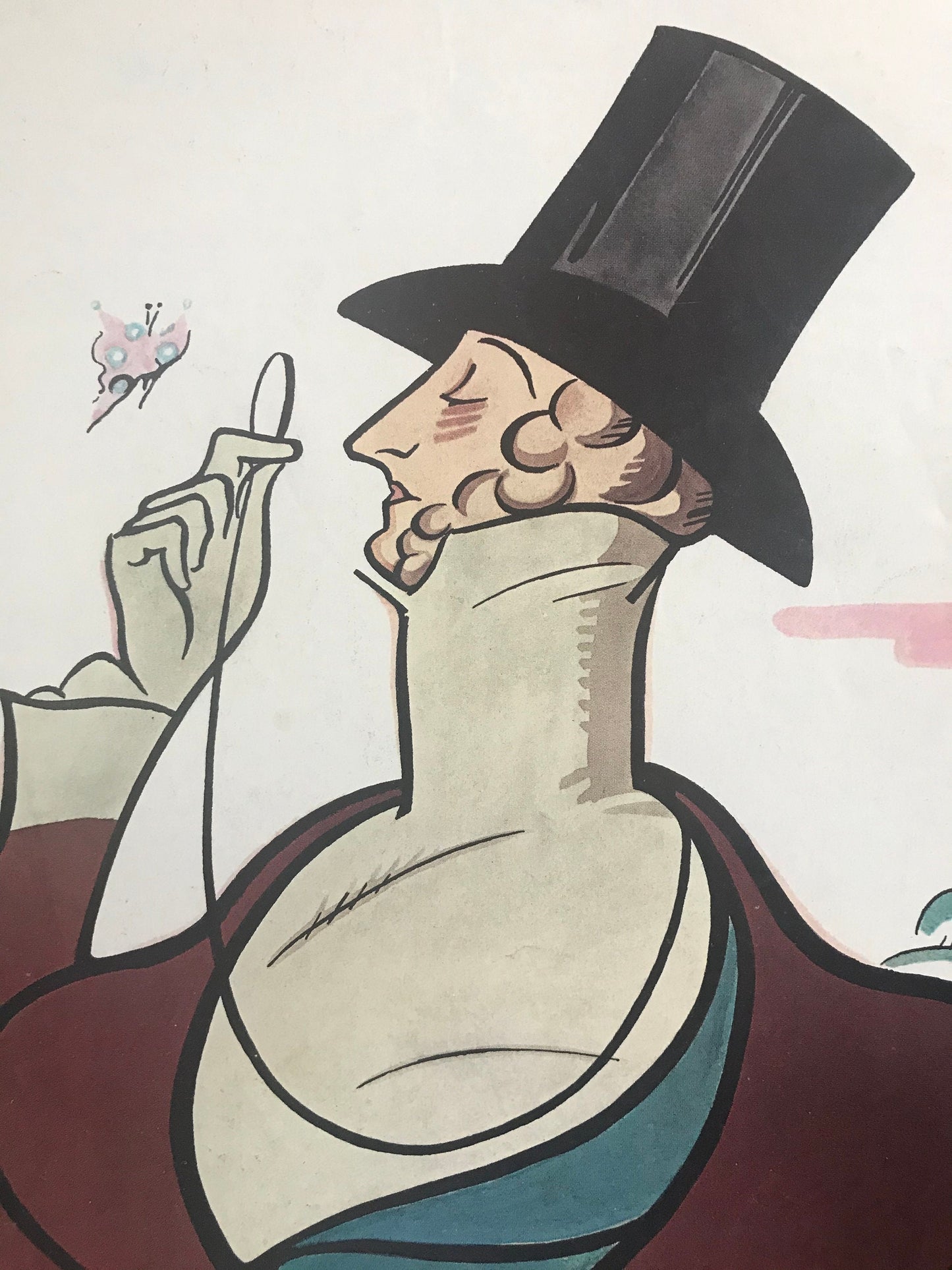 Vintage NEW YORKER Magazine original cover - February 23, 1981 - Anniversary Issue