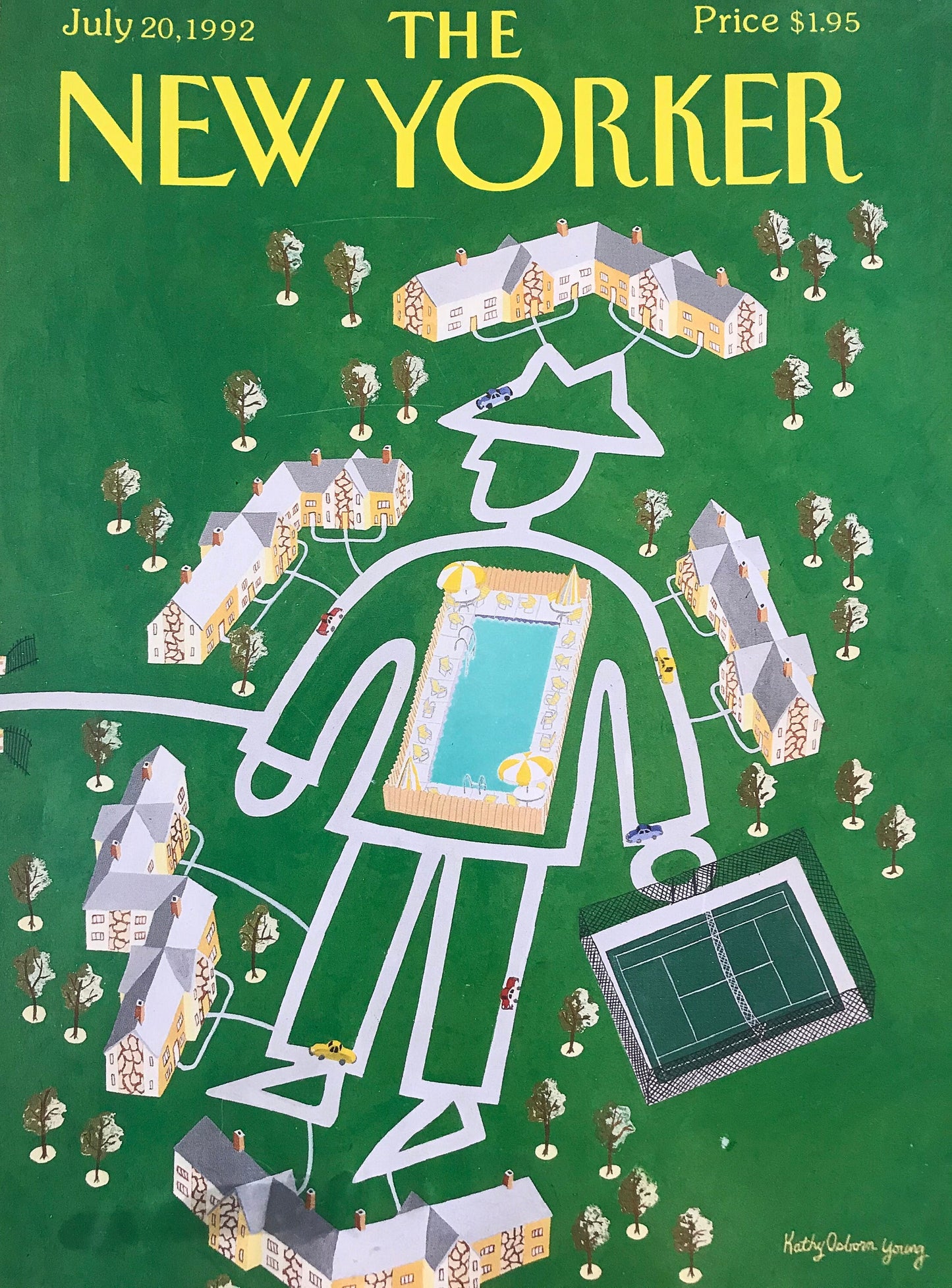 NEW YORKER Magazine cover - July 20, 1992