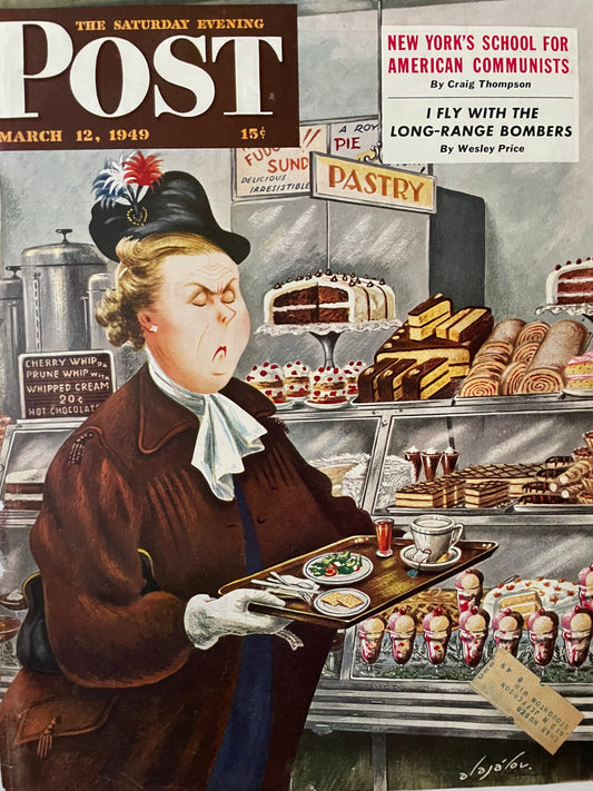 RARE - Saturday Evening Post - Original Cover - March 12, 1949