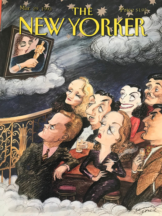 The NEW YORKER Magazine very rare original cover - March 29, 1993