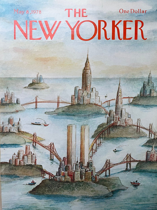 Vintage NEW YORKER Magazine original cover - May 8, 1978