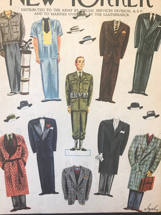 NEW YORKER Magazine - June 16, 1945 - Collectible Overseas Edition for Armed Forces Navy & Marines