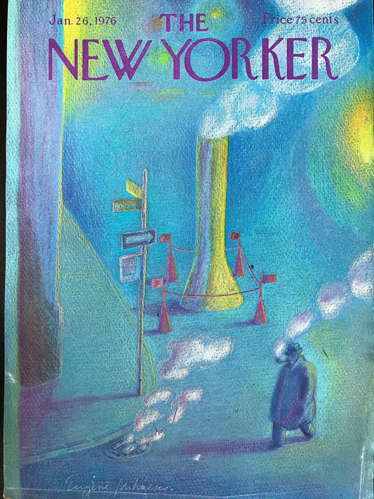 June 26, 1976 - The NEW YORKER Magazine charming original cover - Artist: Eugène Mihaesco