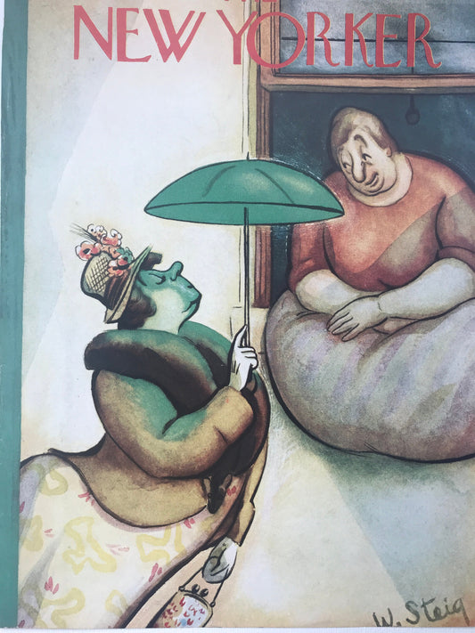 RARE - The NEW YORKER Magazine very rare original cover - March 18, 1933 by William Steig