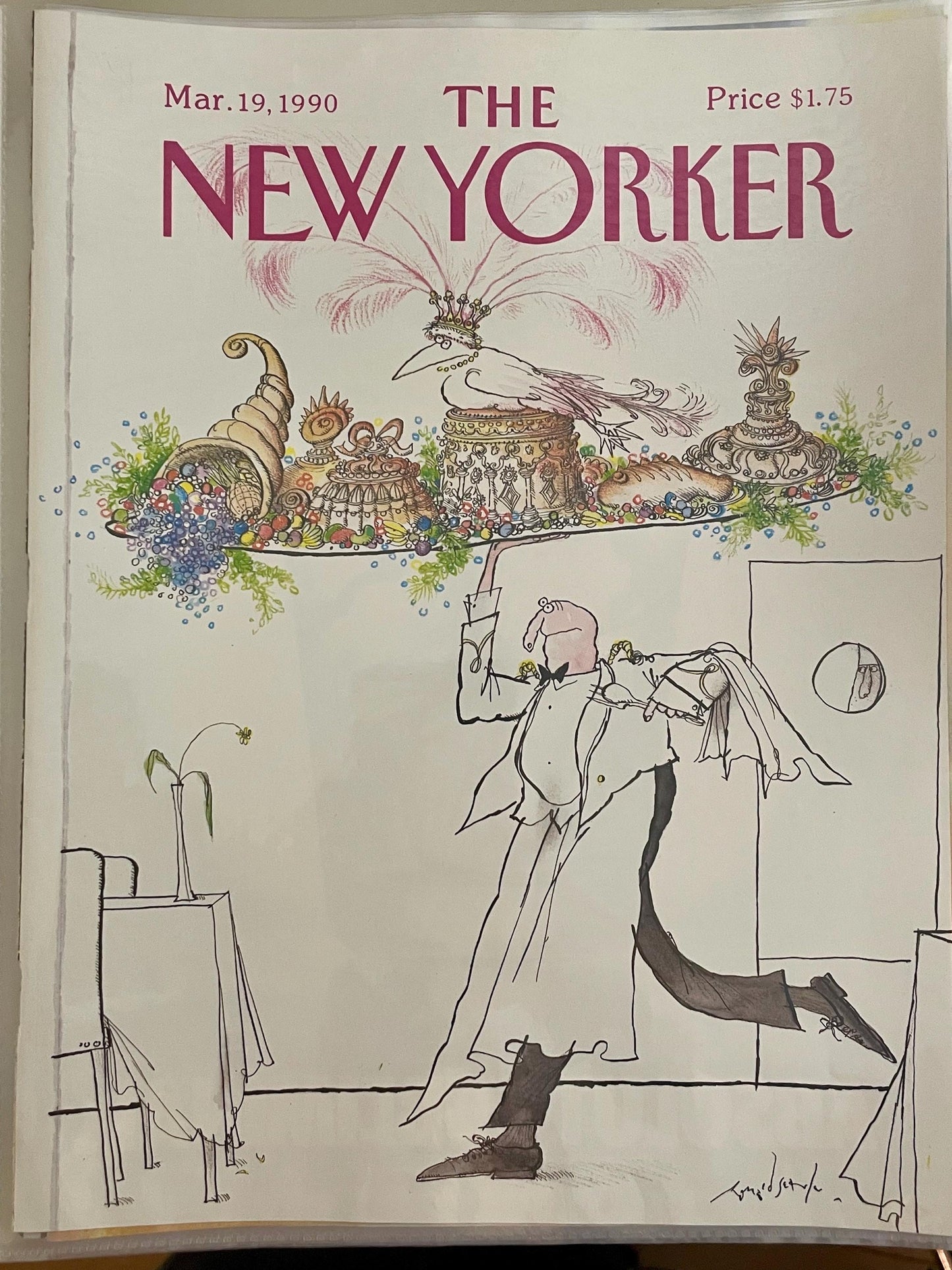 March 19, 1990 - The NEW YORKER Magazine original cover