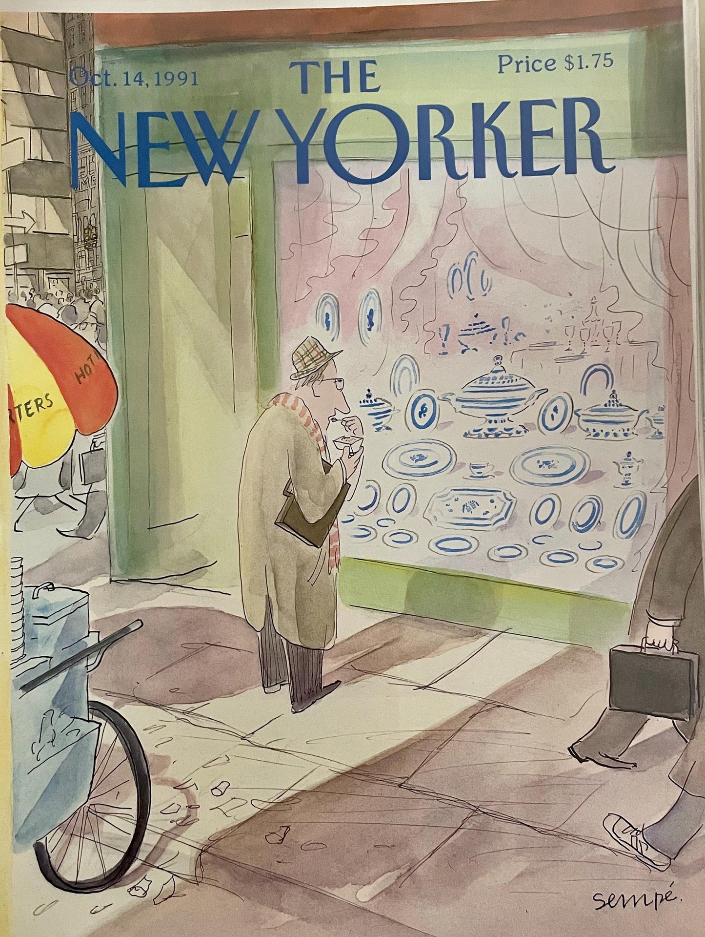 NEW YORKER Magazine original cover - October 14, 1991