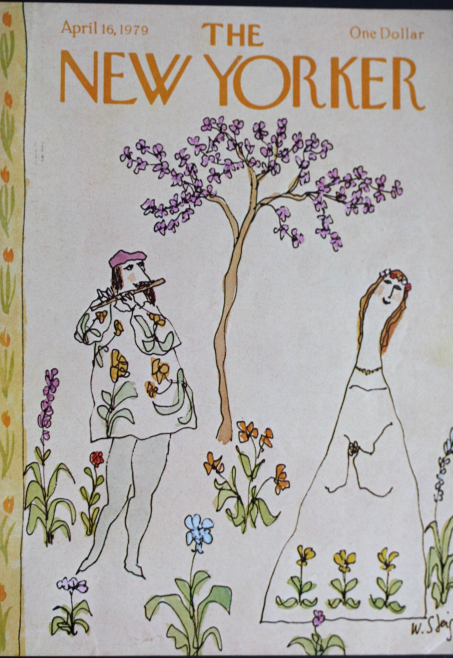 The NEW YORKER Magazine original cover - April 16, 1979 - William Steig