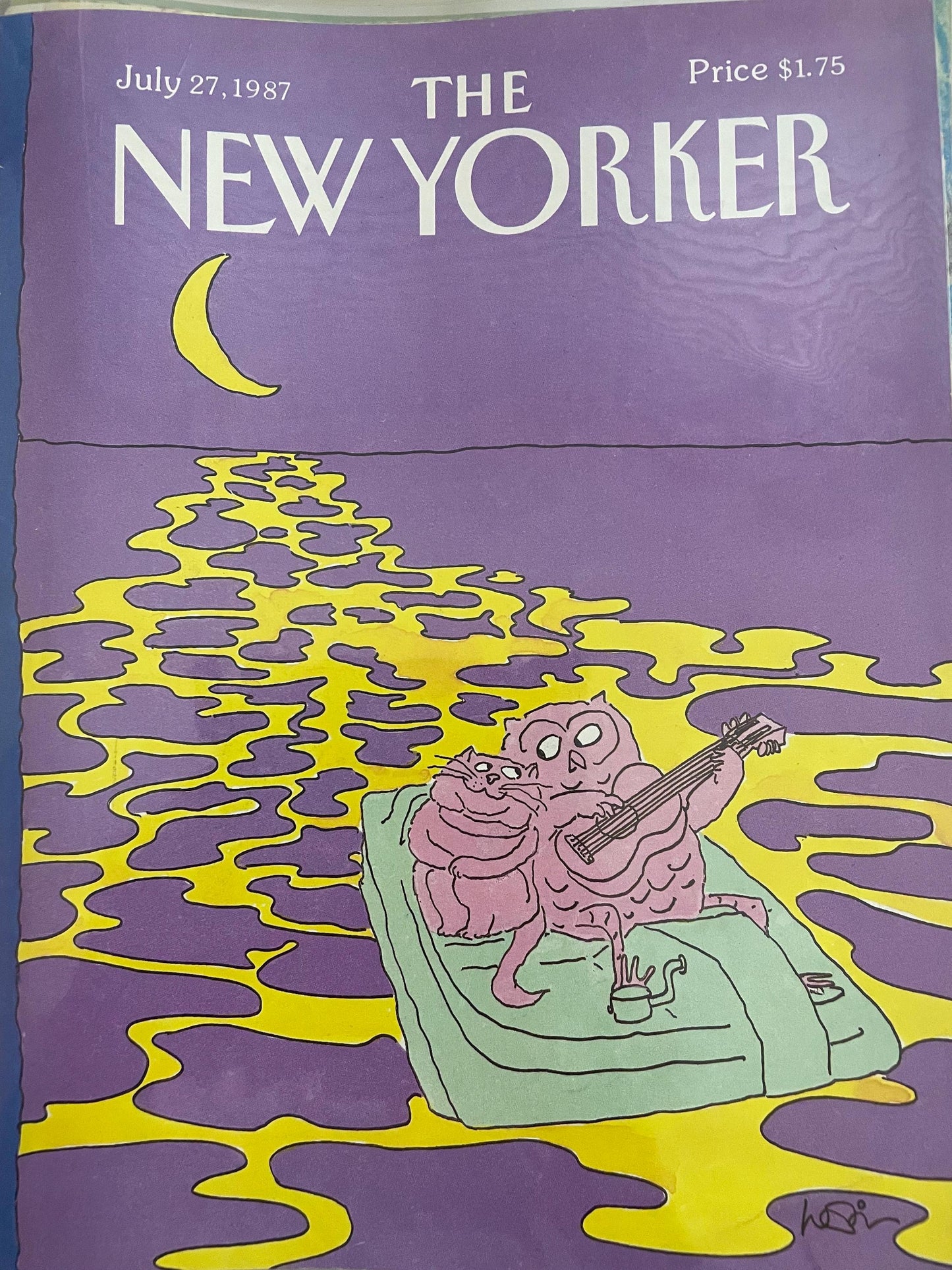 July 27, 1987 - The NEW YORKER Magazine original cover