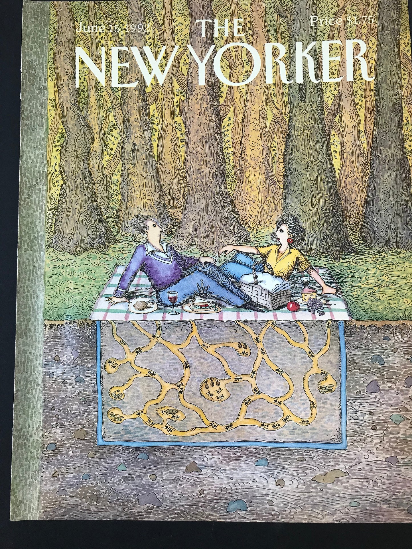 June 15, 1992 - The NEW YORKER Magazine original cover