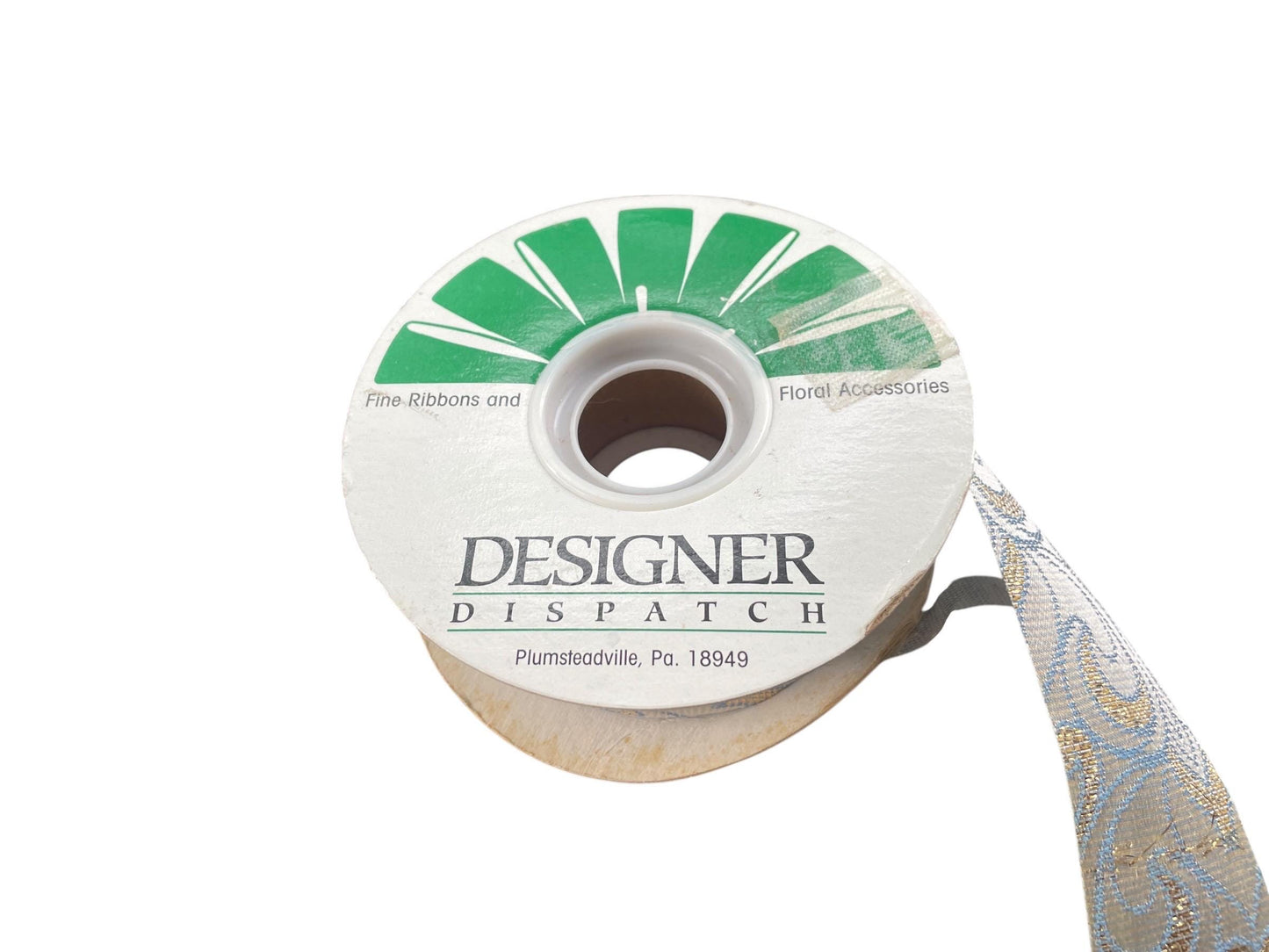 10 yards vintage Designer Dispatch Ribbon Trim Edging ~ Craft Sewing Embellishment - 1.5" wide