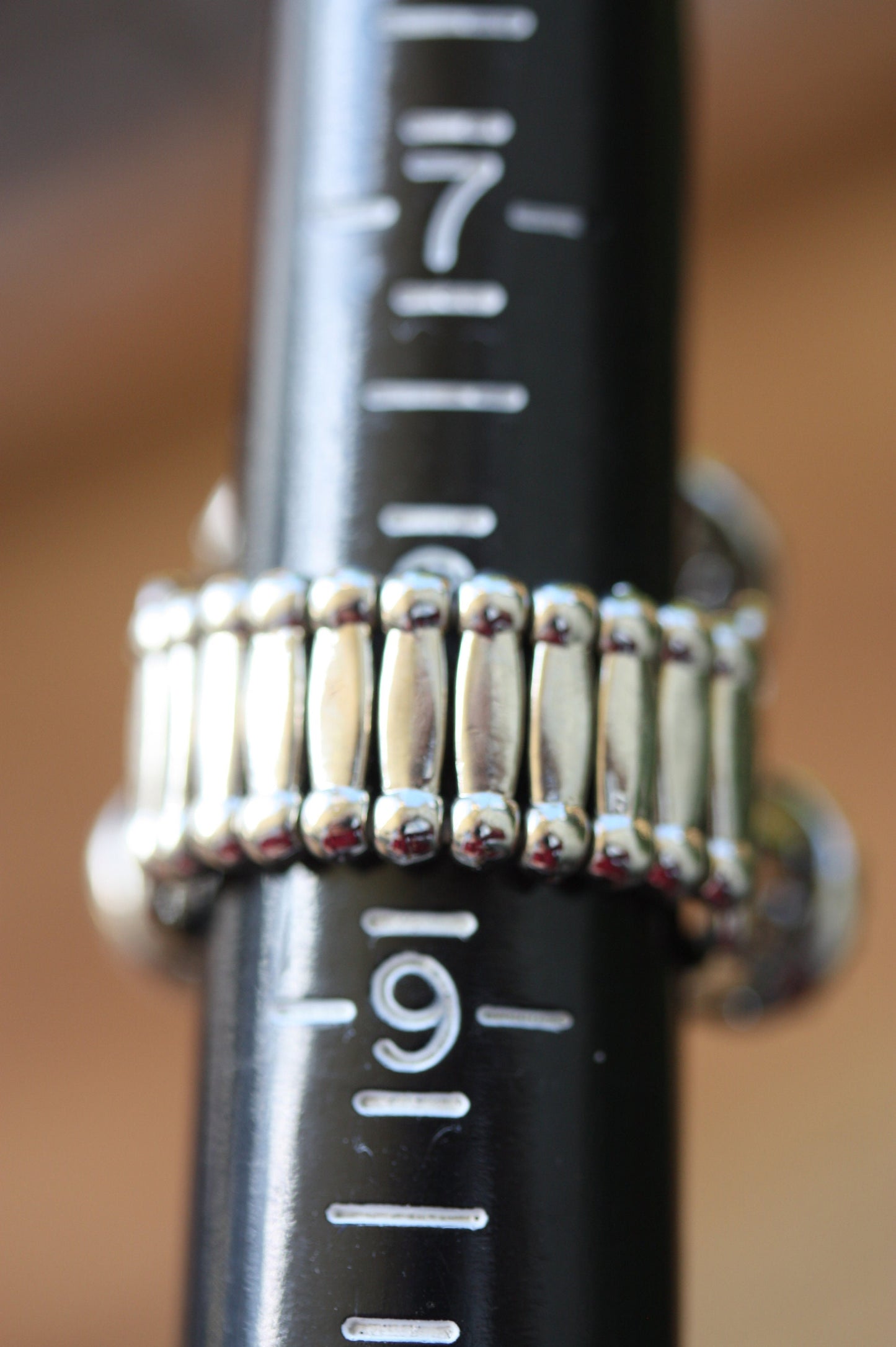 Stunning and unique vintage clear rhinestones and purple baguettes flower ring