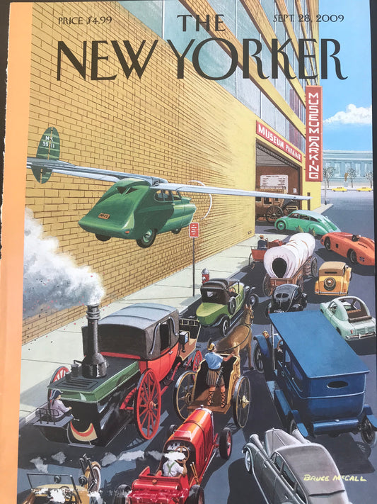 The NEW YORKER magazine cover only - September 28, 2009 - Please read description
