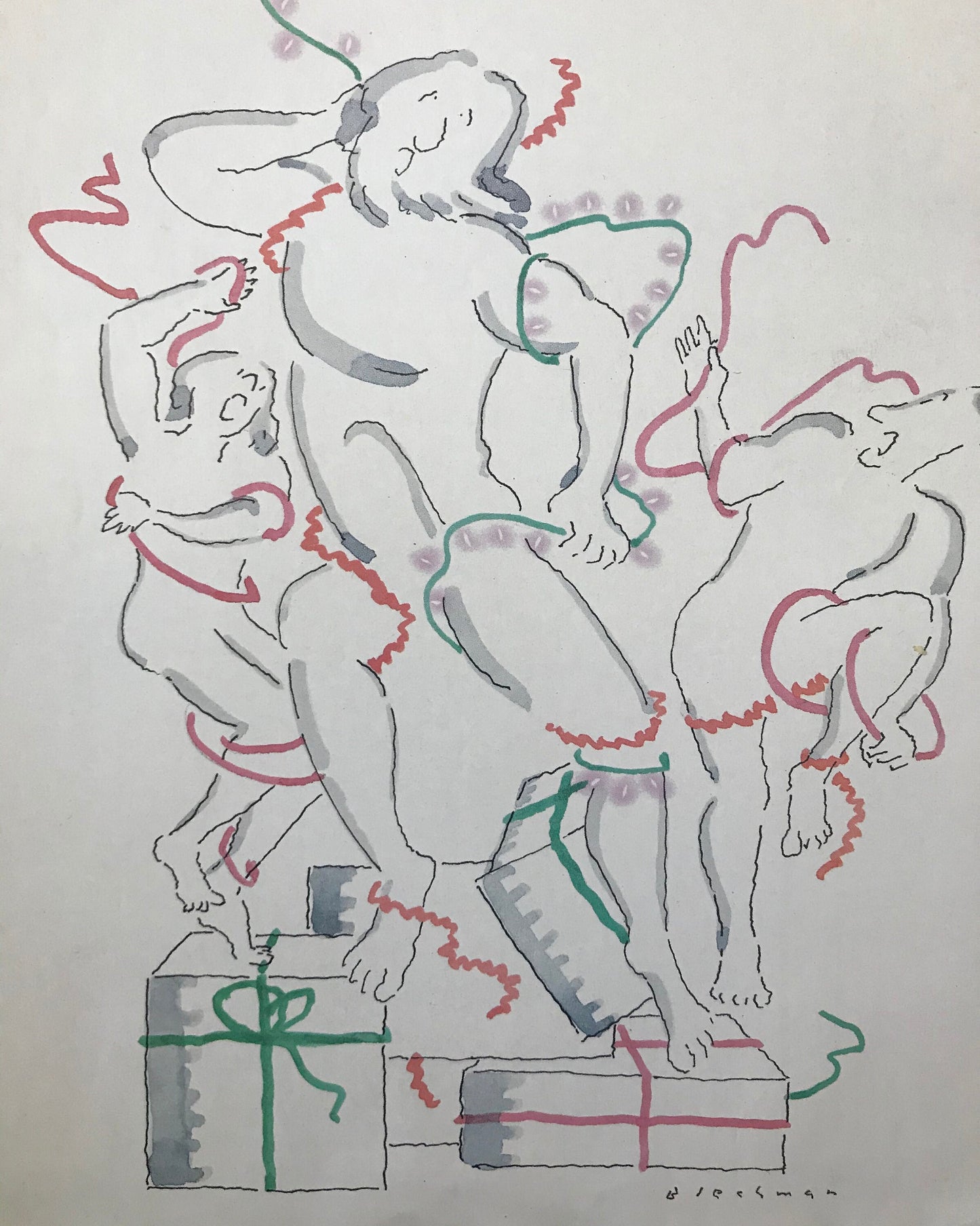 December 17, 1990 - The NEW YORKER Magazine original cover - Christmas