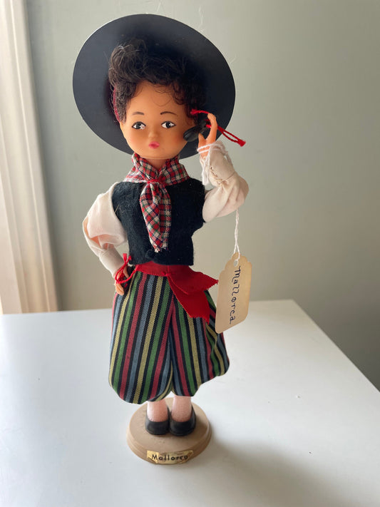 Stunning vintage collectible doll from Mallorca