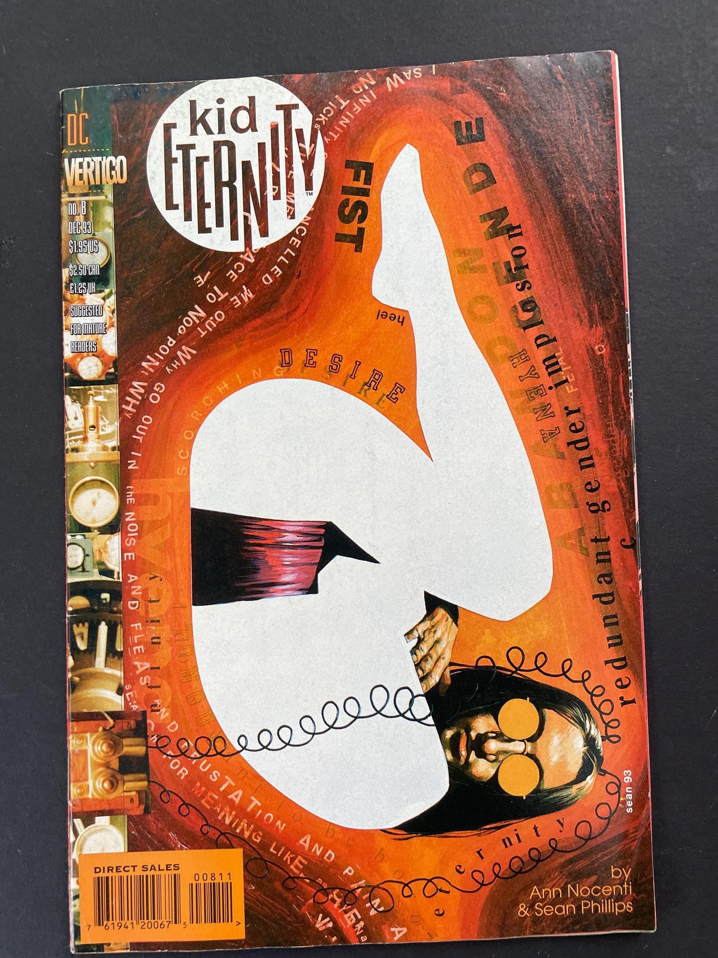 Kid Eternity #8 Comic Book (1993) DC Vertigo | Supernatural Horror Series | Sean Phillips Art | Mature Readers | Collectible