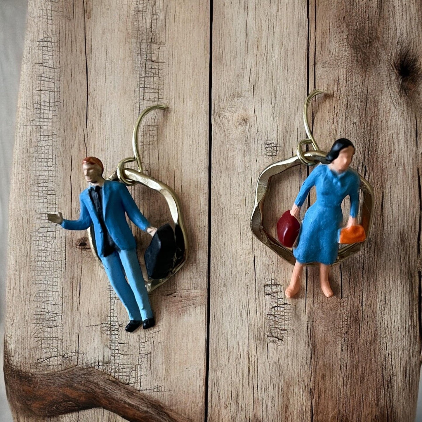 Little people dangle earrings