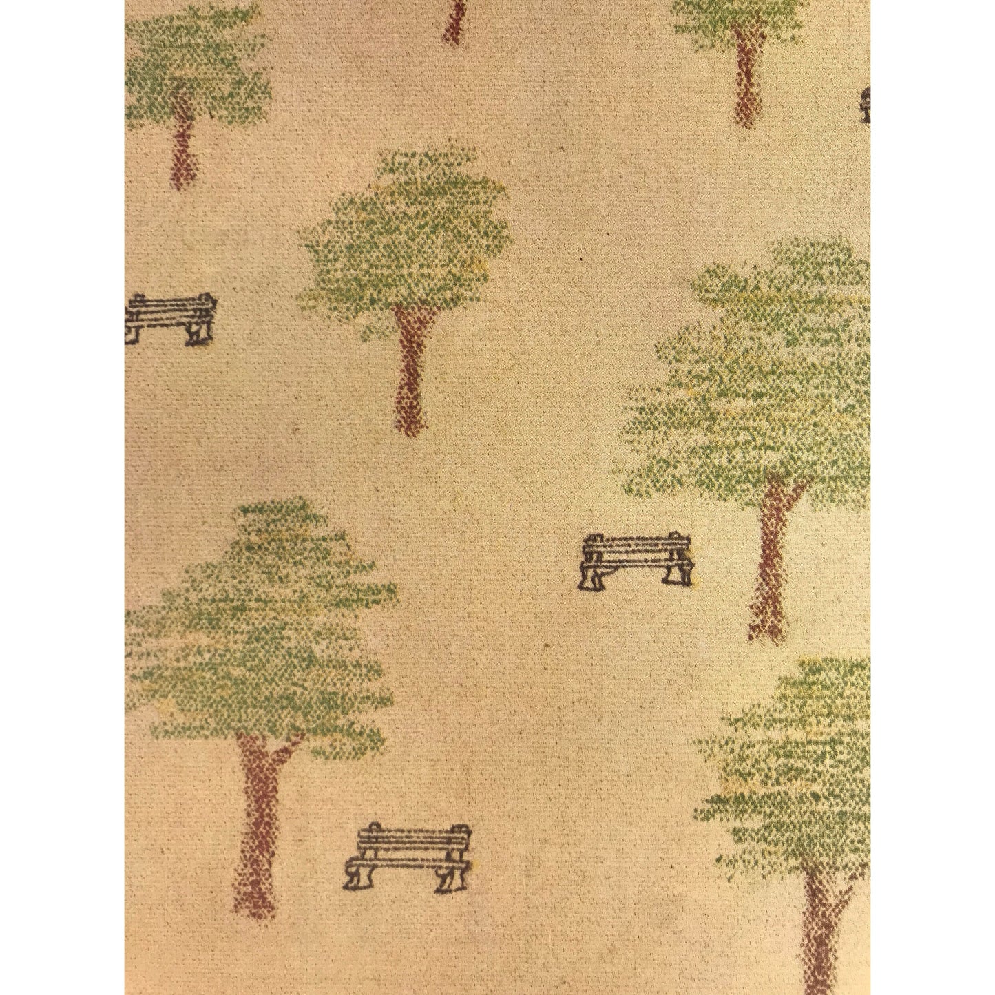 NEW YORKER Magazine cover - August 22, 1983 - trees and park benches