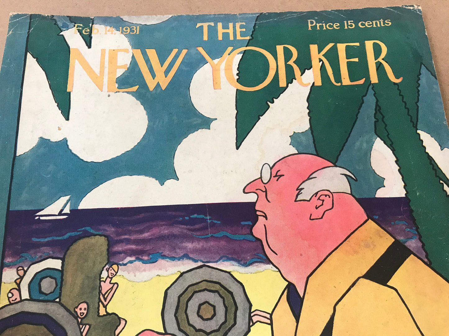 RARE - The NEW YORKER Magazine very rare original cover - February 14, 1931