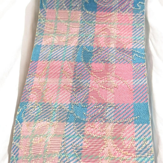 10 yards vintage Designer Dispatch Ribbon Trim Edging ~ Craft Sewing Embellishment - Brocade plaid - 2.5" wide