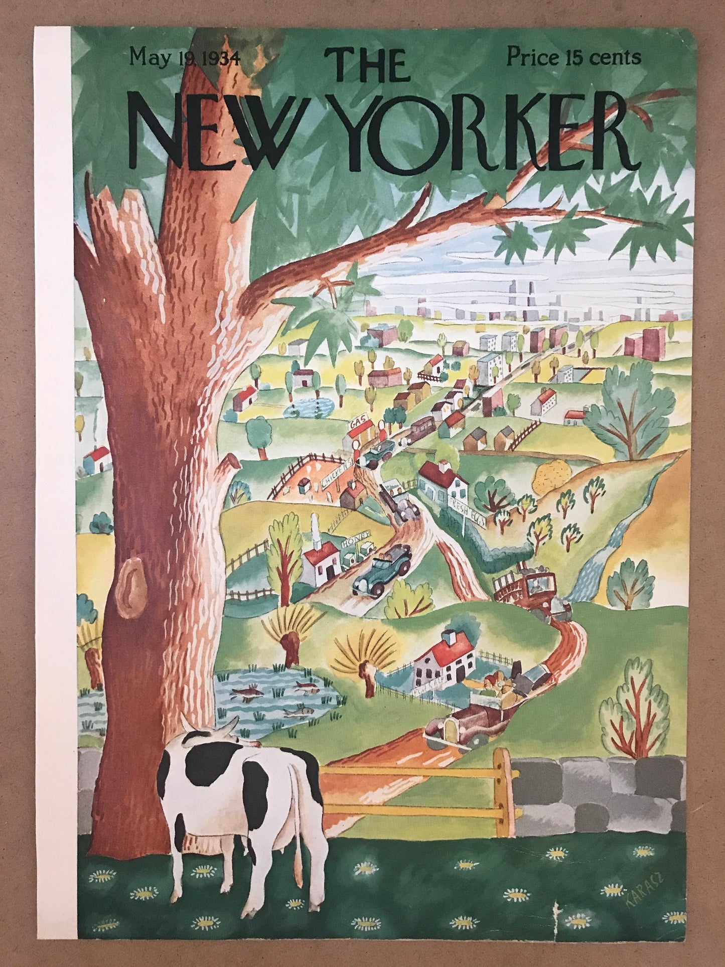 Rare - May 19, 1934 - The NEW YORKER Magazine original cover - good condition