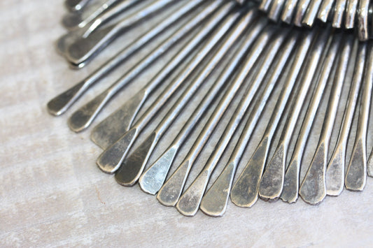 Very unique all metal vintage choker necklace - tribal style