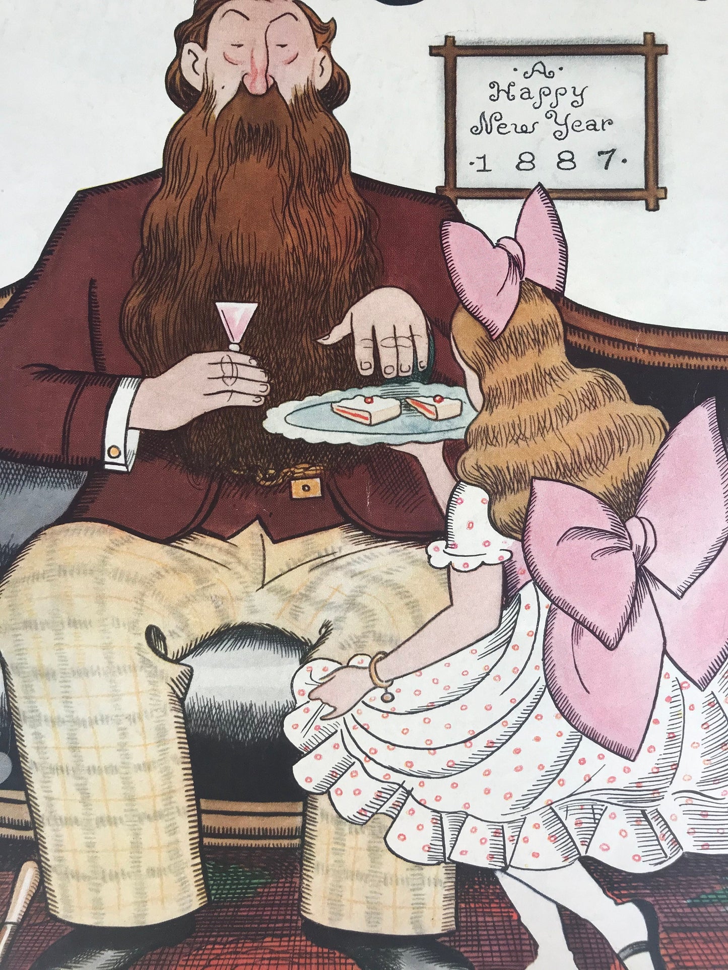 Very Rare NEW YORKER Magazine cover - January 2, 1937 - Rea Irvin