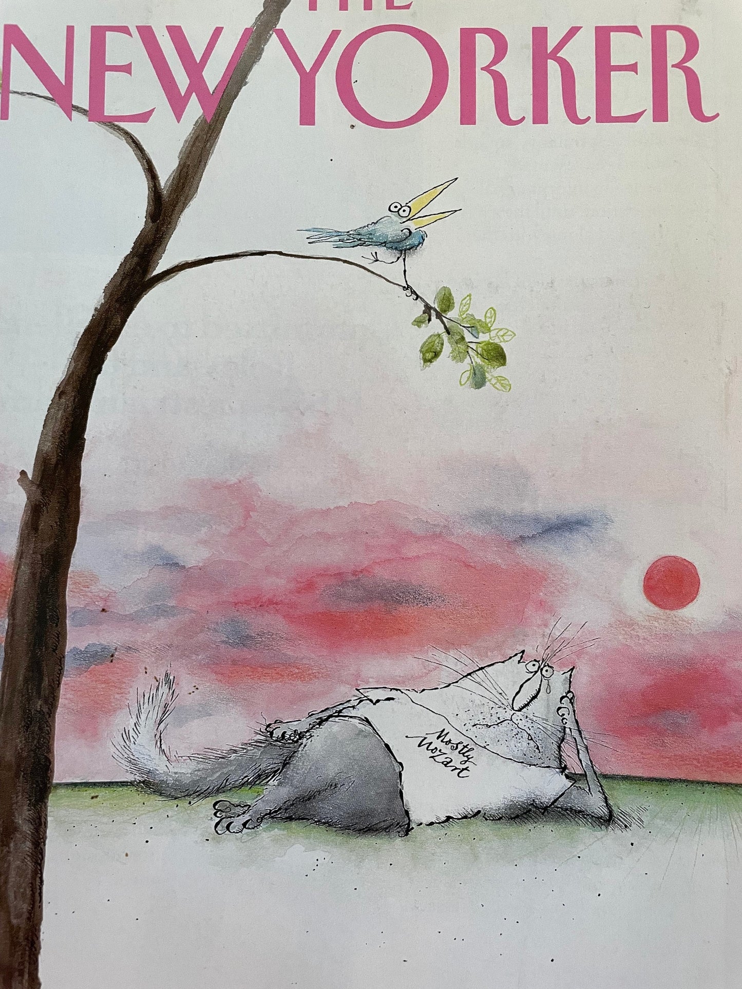 August 1, 1988 - COMPLETE ISSUE of The New Yorker Magazine - cat, Mostly Mozart