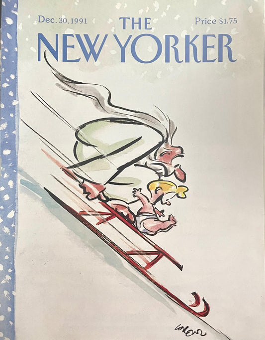 NEW YORKER Magazine cover - December 30, 1991