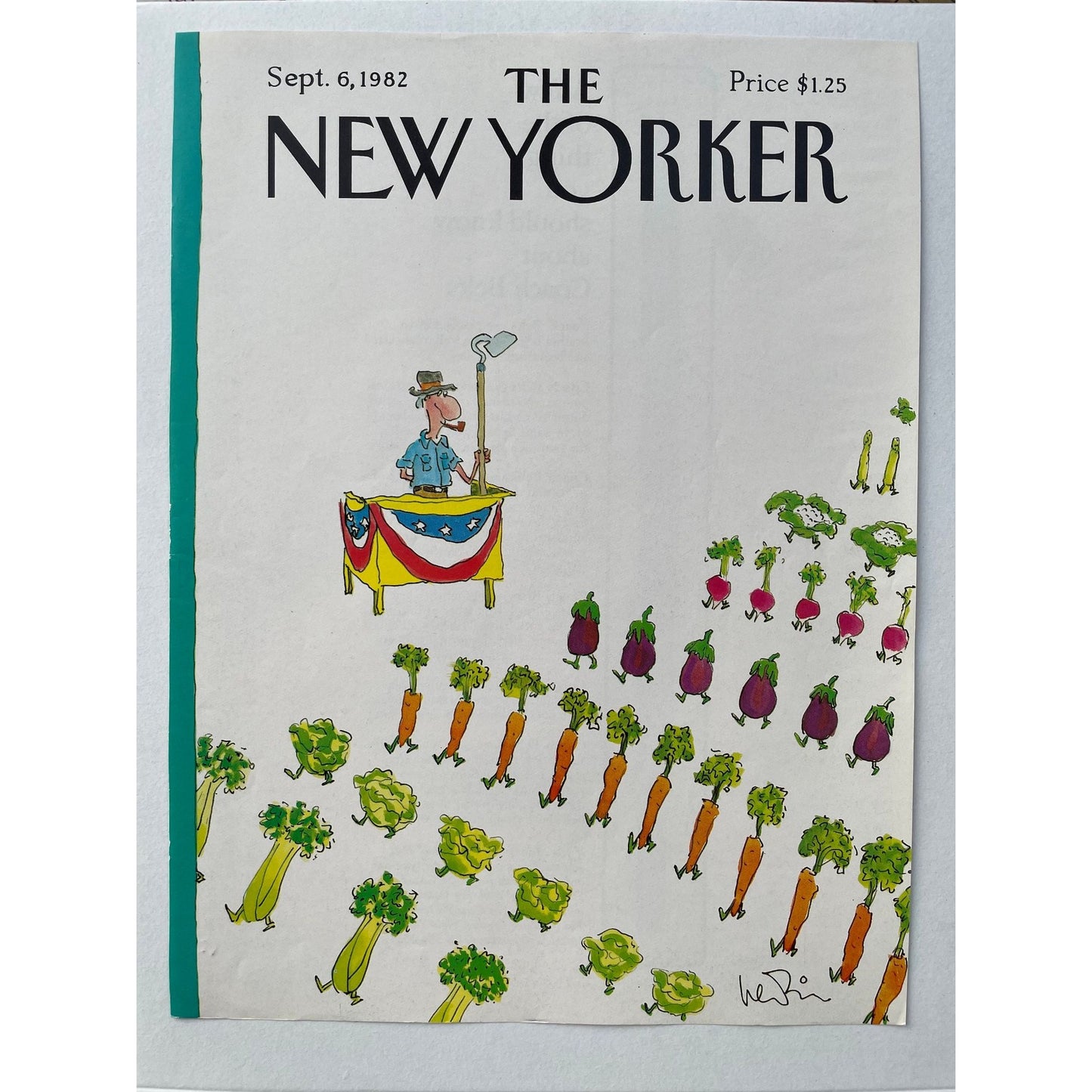 The NEW YORKER cover only - September 6, 1982