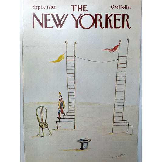 Vintage NEW YORKER Magazine original cover - September 8, 1980