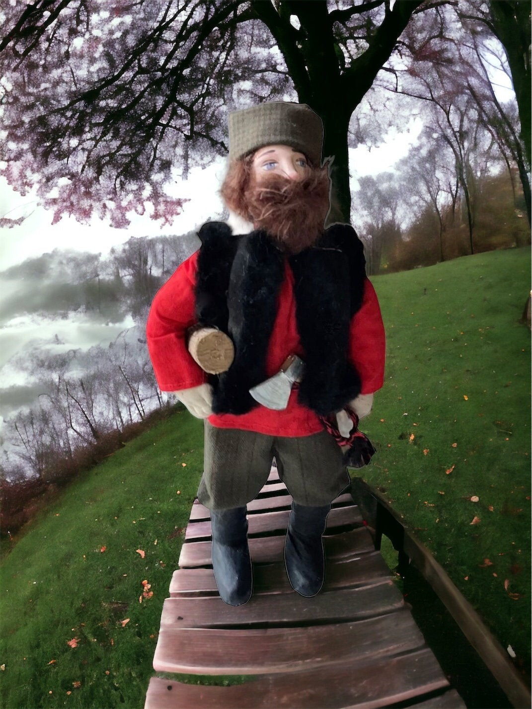 Vintage collectible Doll figurine from Norway