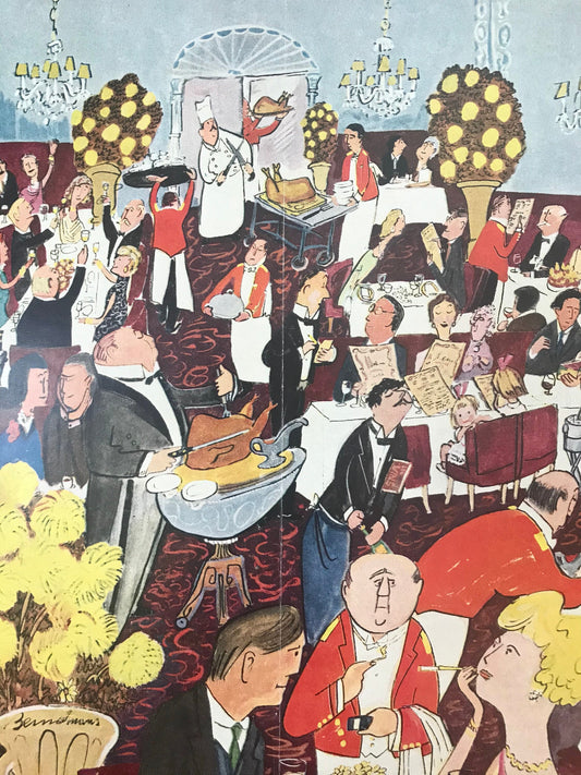 Rare - NEW YORKER Magazine cover - November 26, 1955