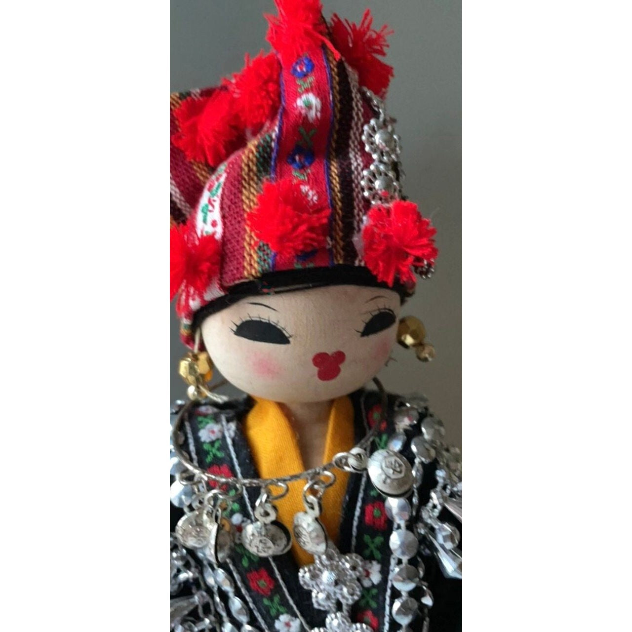 Vintage stunning, rare, handmade Hmong Doll