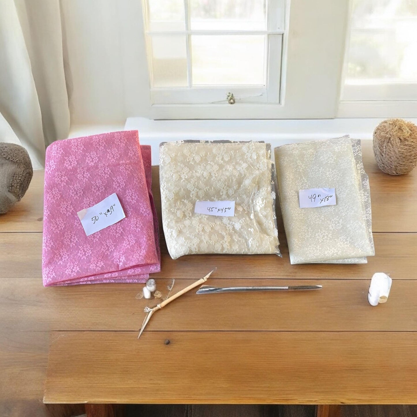 Beautiful vintage lace lots - choose from selection