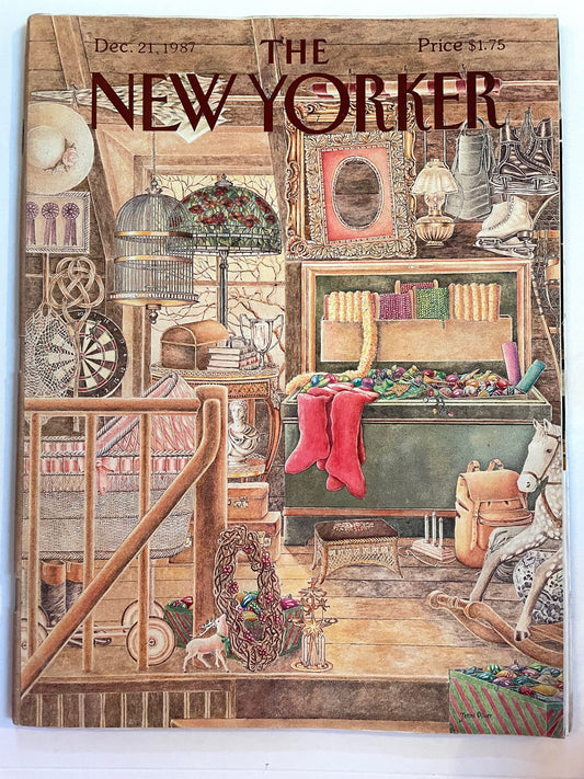 December 21, 1987 - COMPLETE ISSUE of The New Yorker Magazine - Christmas