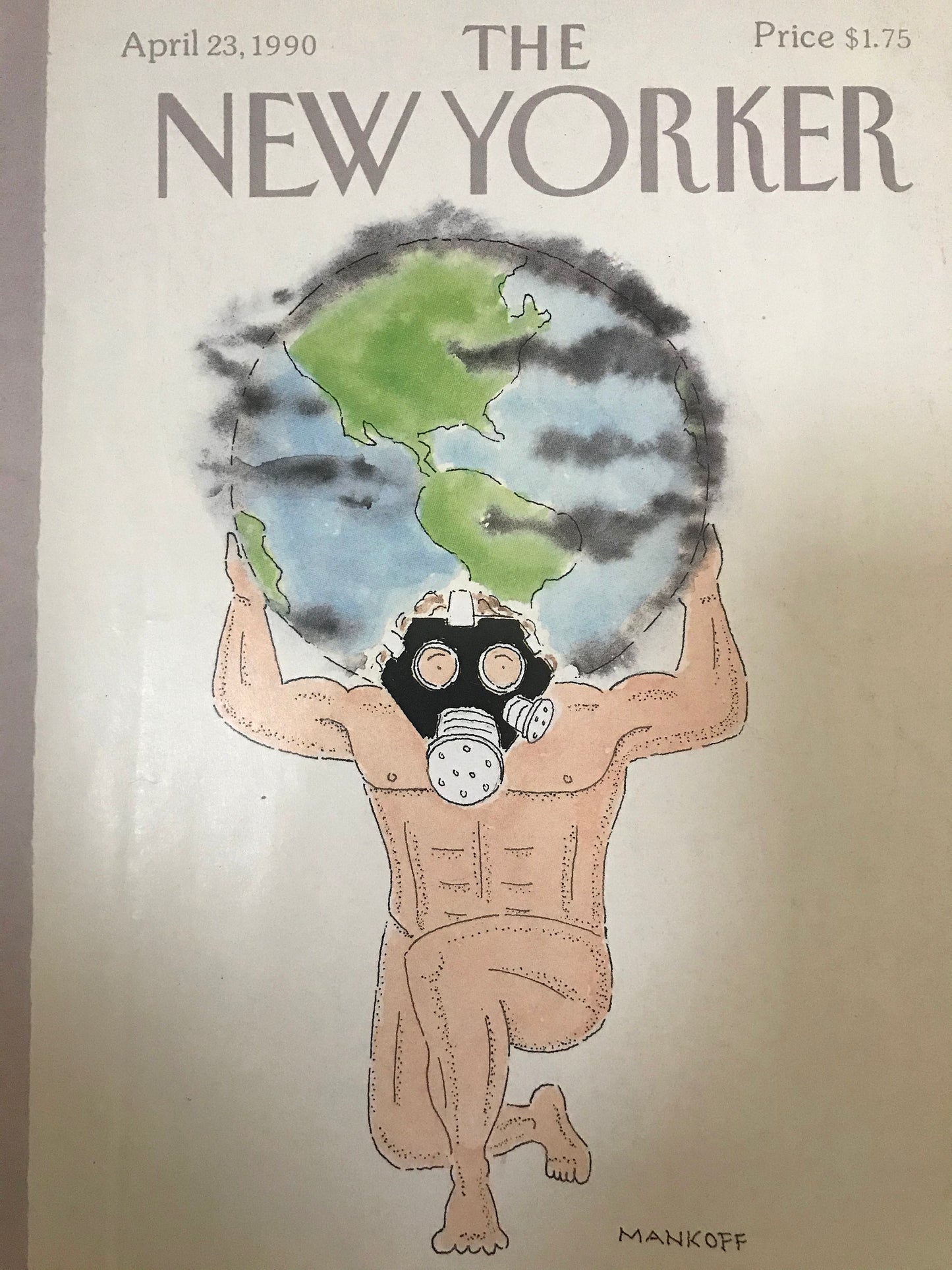 The NEW YORKER magazine cover only - April 23, 1990
