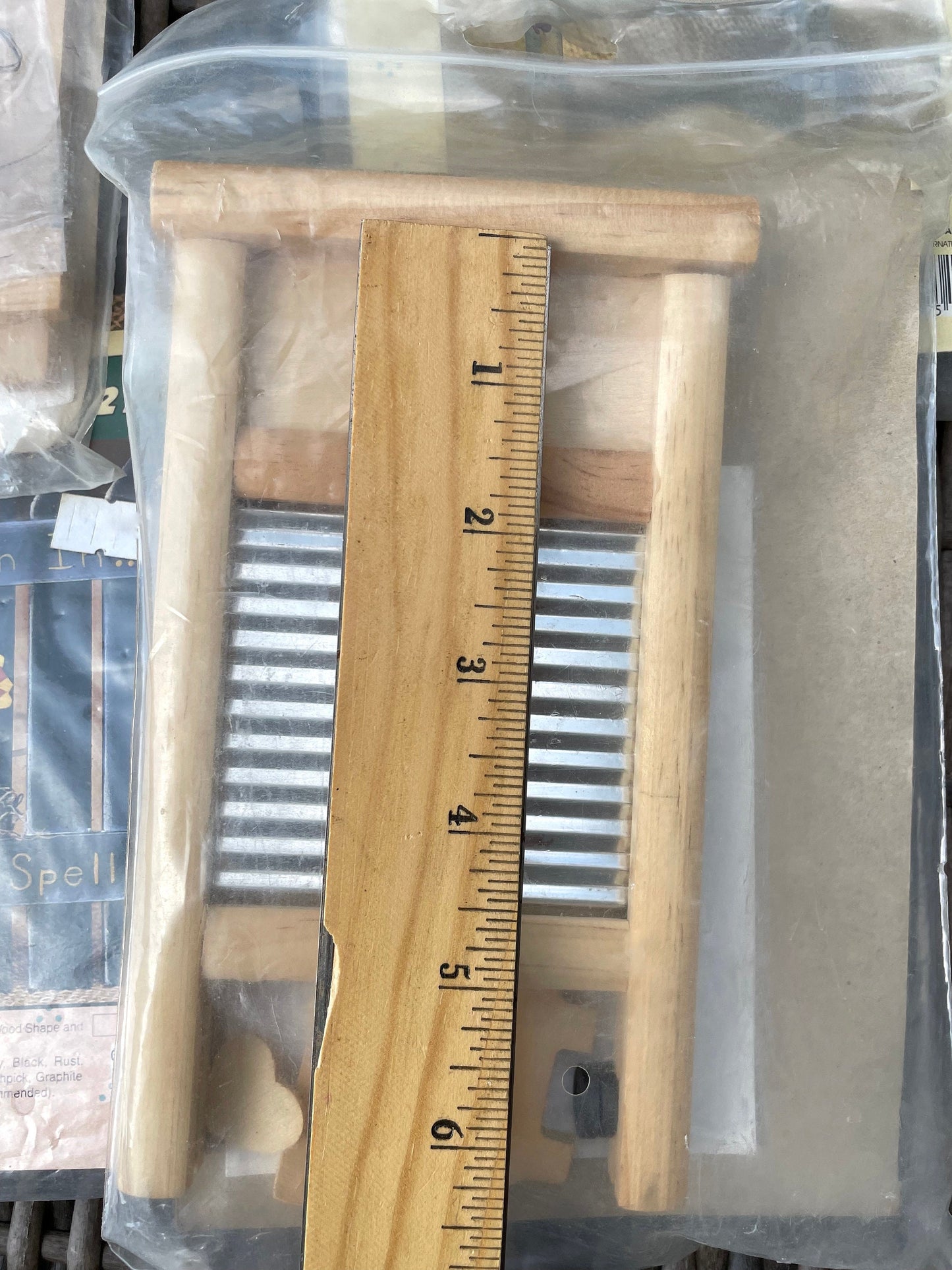Vintage Craft kits - your choice of little country style washboard or faux fence patterns - Wangs International