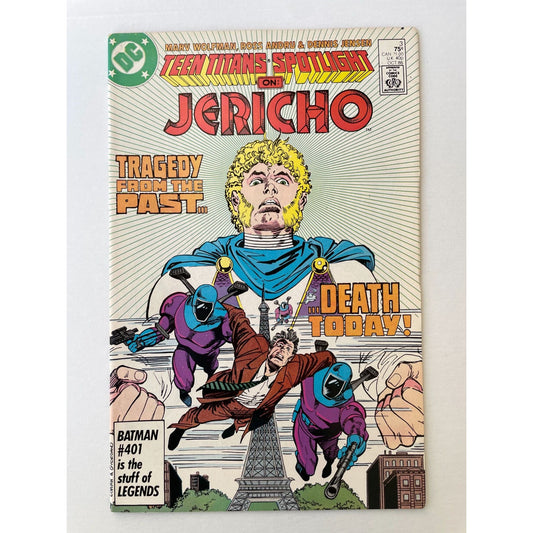 Vintage comic book - DC Comics Teen Titans Spotlight #3 - Jericho 1986