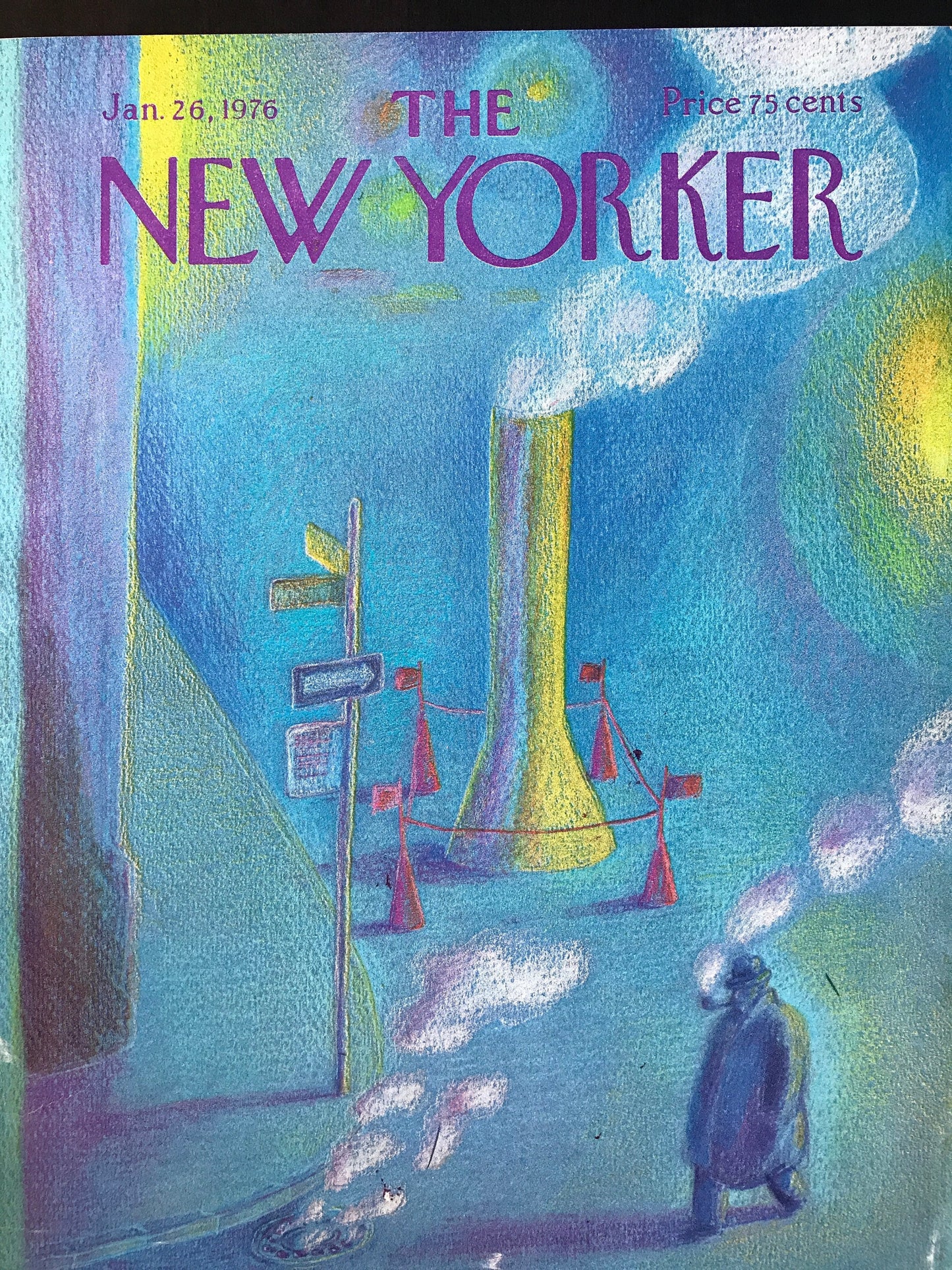 June 26, 1976 - The NEW YORKER Magazine charming original cover - Artist: Eugène Mihaesco