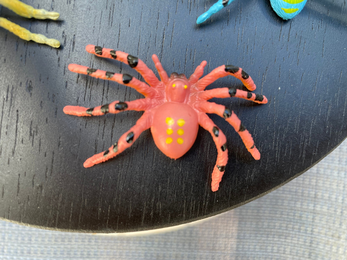 Fun Halloween Spider - PRICE PER PAIR - your choice of hair pins or earrings - scary, spooky fun Halloween jewelry, costume, accessories