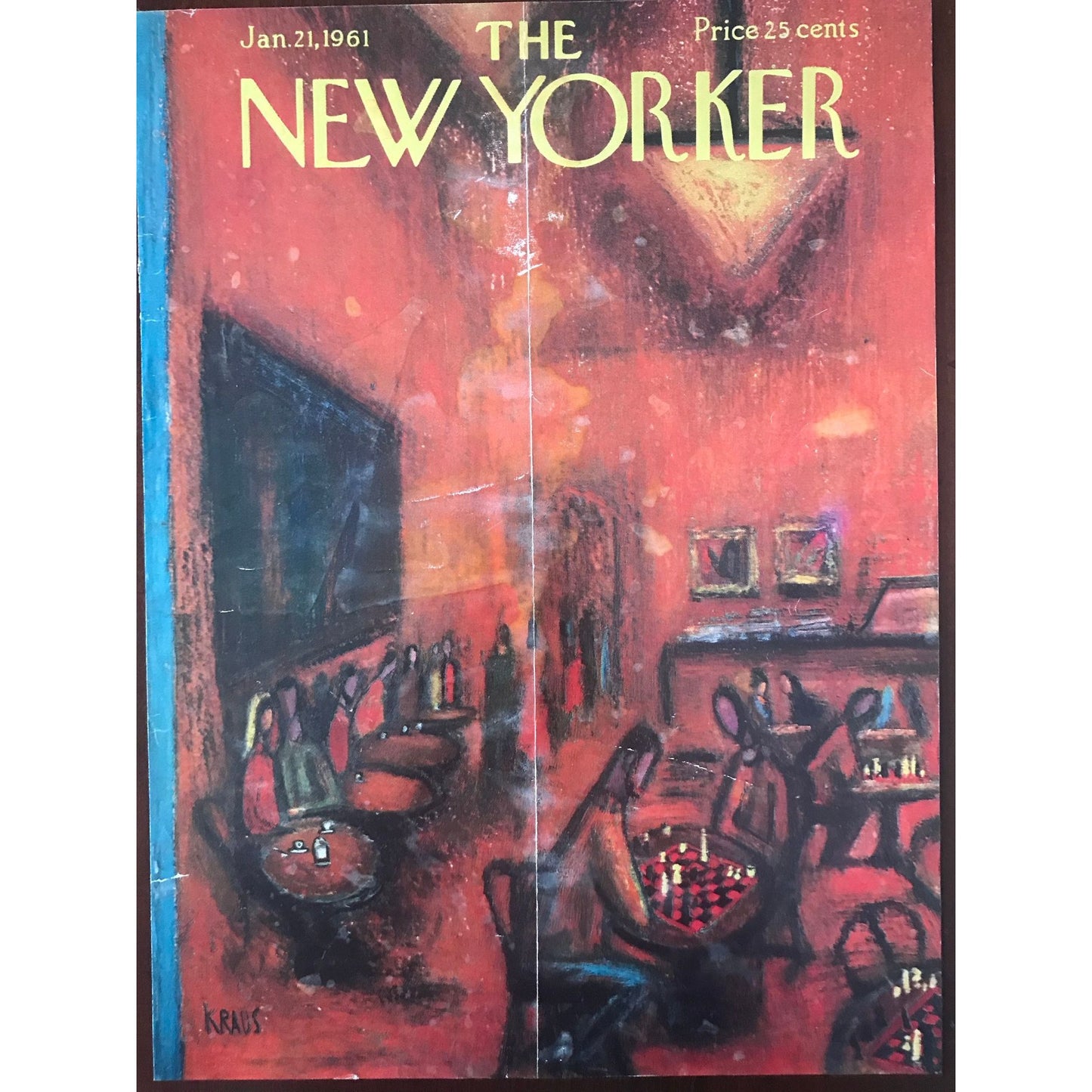 Rare - January 21, 1961 - The NEW YORKER Magazine original cover