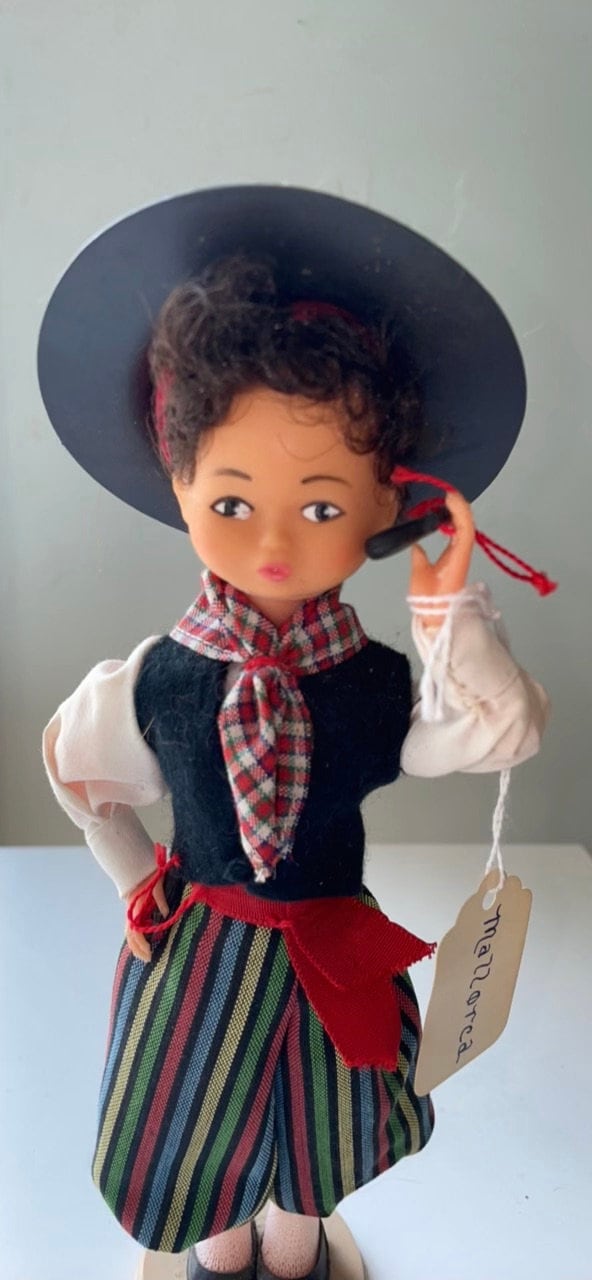 Stunning vintage collectible doll from Mallorca