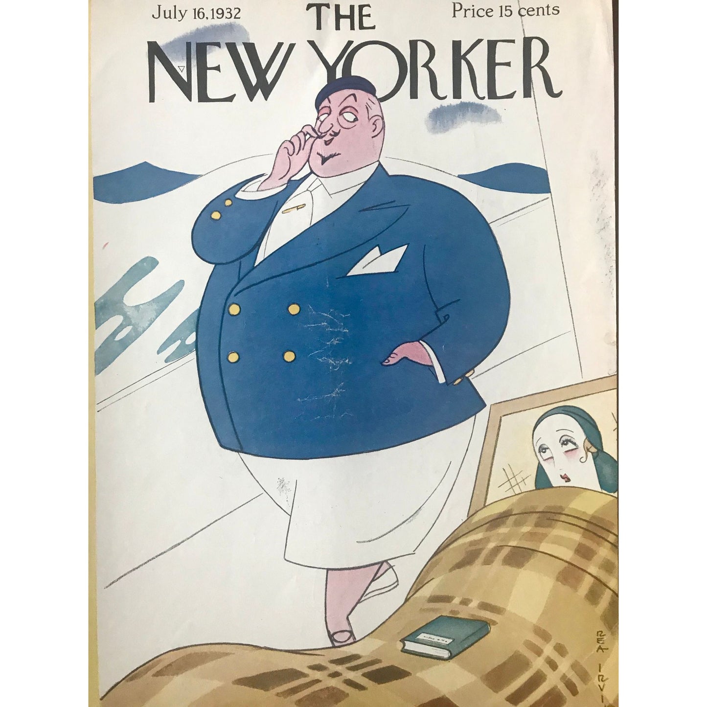 Rare - July 16, 1932 - The NEW YORKER Magazine original cover by Rea Irvin - please read description