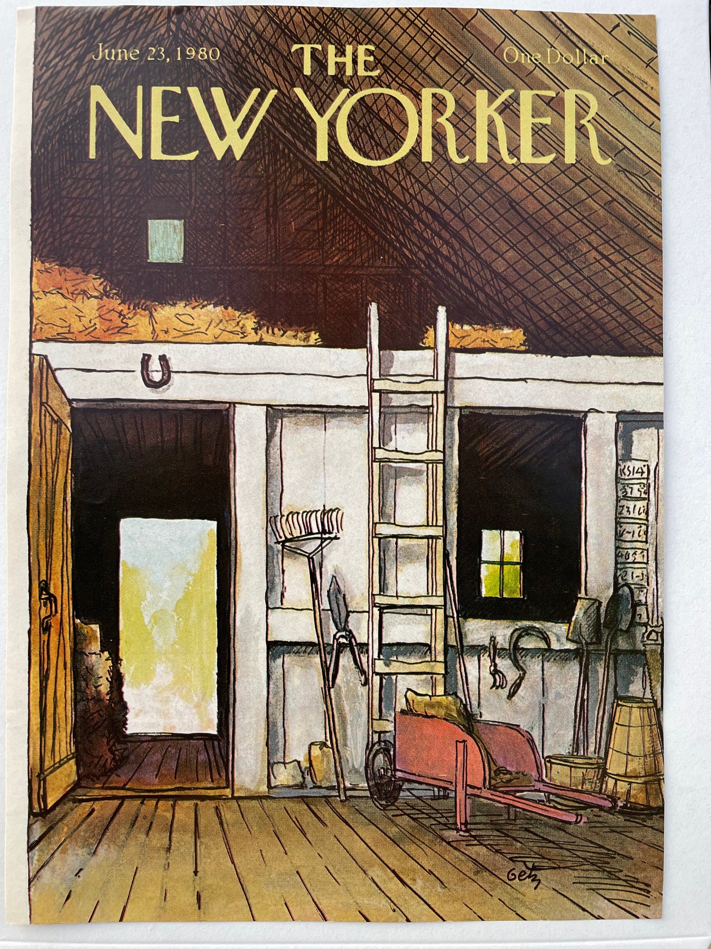 The NEW YORKER cover only - June 23, 1980