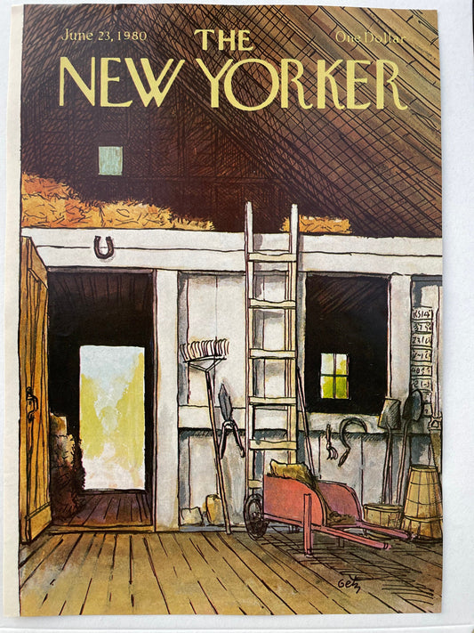 The NEW YORKER cover only - June 23, 1980