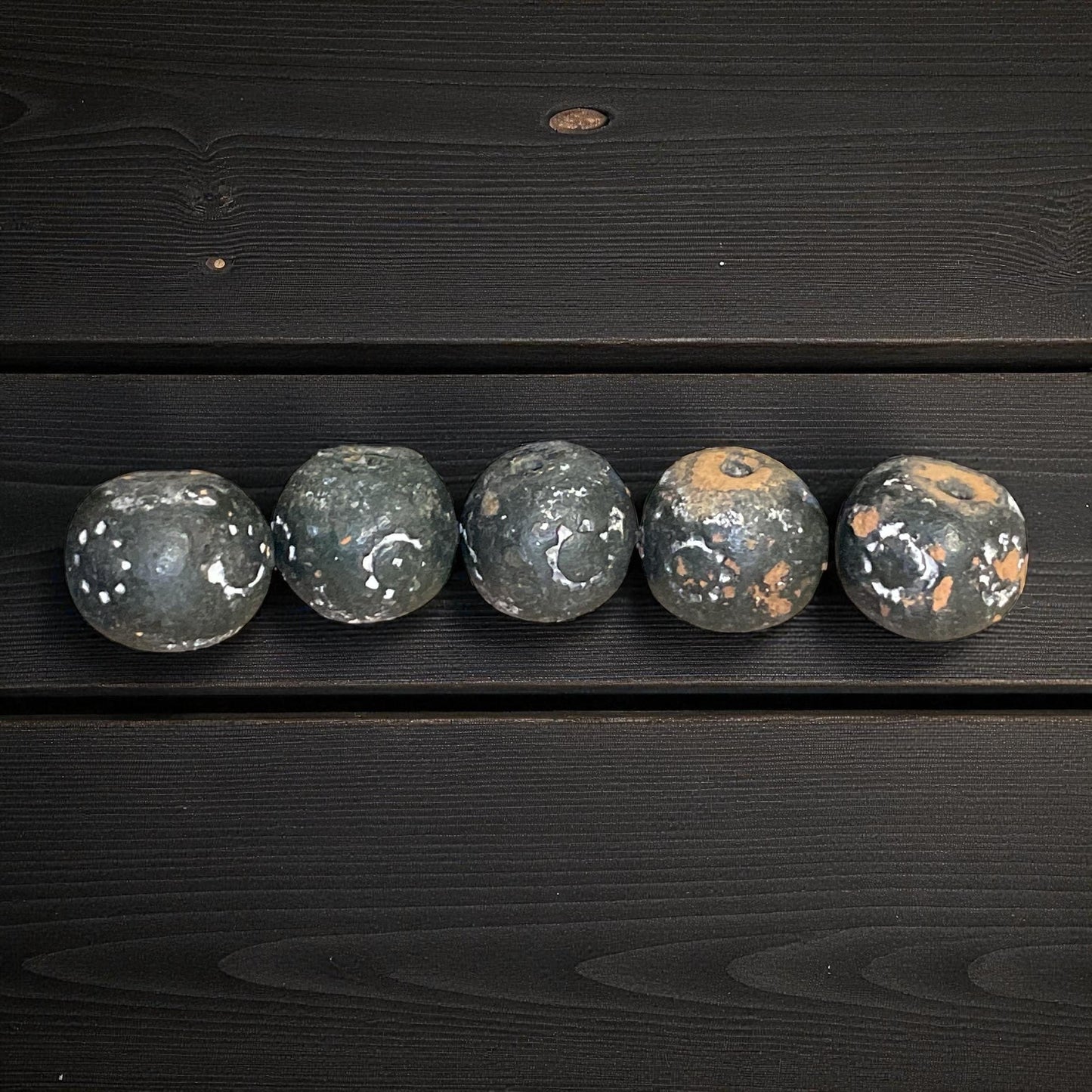 Vintage Terracotta Clay Beads – Natural Rustic Beads, Unique Craft & Jewelry Supply - 10 mm x 10 mm