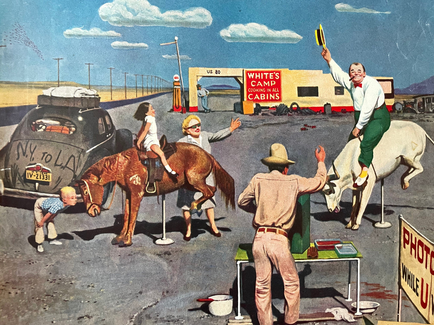 RARE - Saturday Evening Post - Original Cover - July 24, 1948