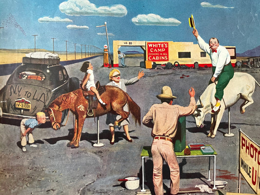 RARE - Saturday Evening Post - Original Cover - July 24, 1948