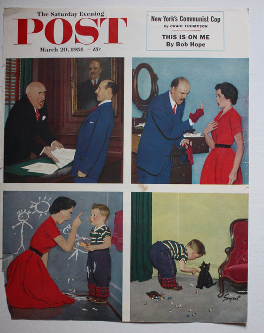 Saturday Evening Post - Original Cover - March 20, 1954